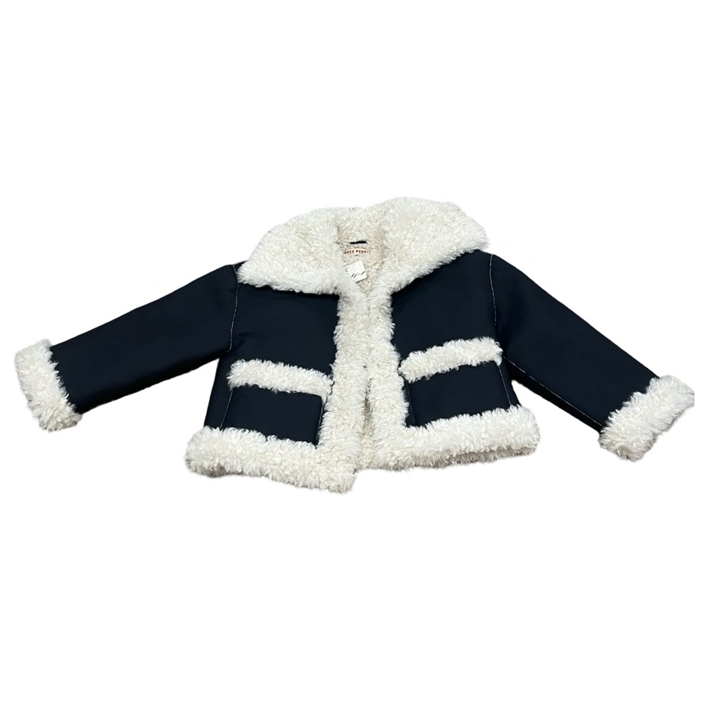 Kiki Sherpa Jacket in Black Combo | Size Small | NWT - Picture 6 of 13